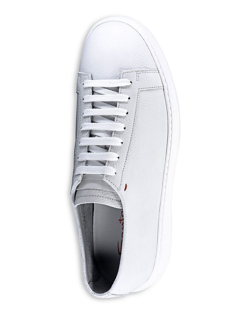 サントーニ メンズ シューズ スニーカー Santoni Mens Biking Sneakers White ホワイト サントーニ メンズ シューズ スニーカー Santoni Mens Biking Sneakers White ホワイト