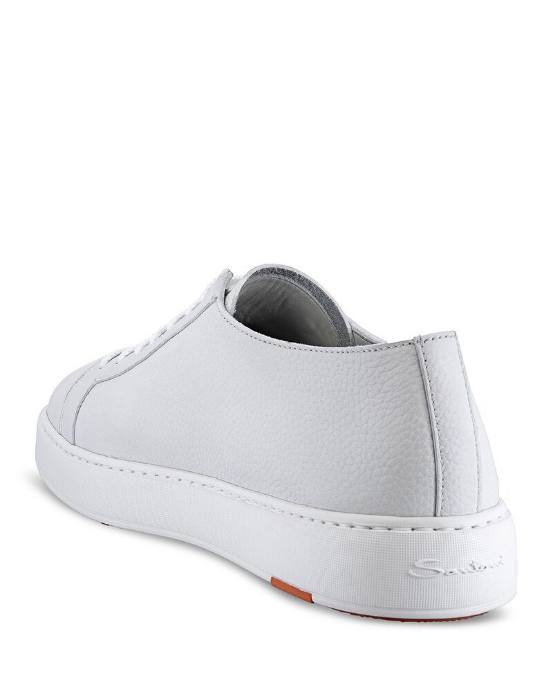 サントーニ メンズ シューズ スニーカー Santoni Mens Biking Sneakers White ホワイト サントーニ メンズ シューズ スニーカー Santoni Mens Biking Sneakers White ホワイト