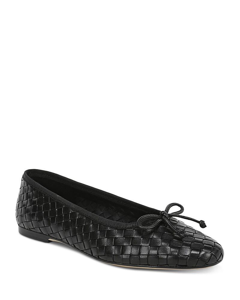 サムエデルマン レディース シューズ パンプス レザー Sam Edelman Womens Ruthie Leather Ballet Flats Black ブラック