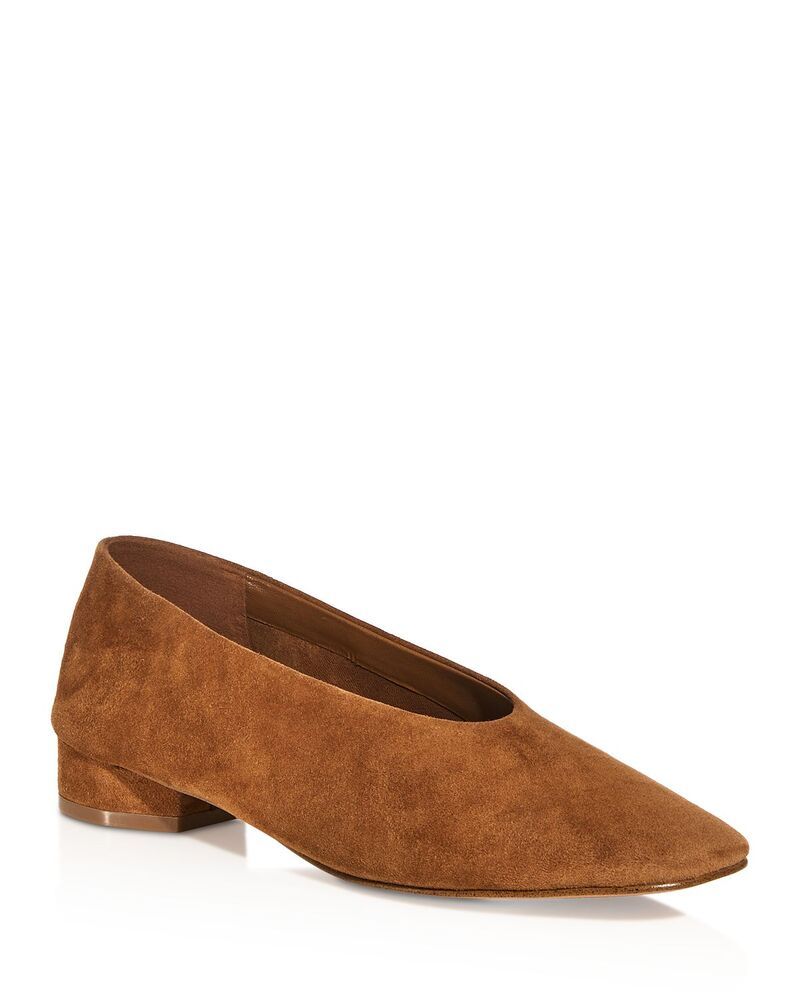 アクア レディース シューズ パンプス AQUA Womens Amira Flats Exclusive Chestnut Suede