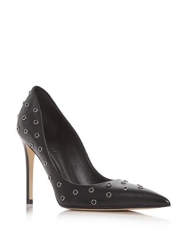 マックイーン レディース シューズ パンプス McQueen Womens Embellished Pointed Pumps BlackSilver ブラック