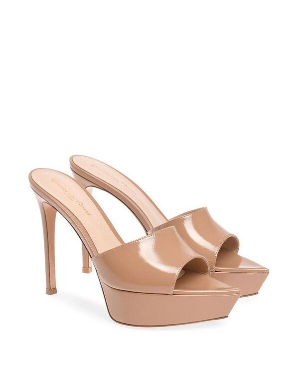 ジャンヴィト ロッシ レディース シューズ サンダル Gianvito Rossi Womens Dasha Mules Pink Nappa Leather ピンク