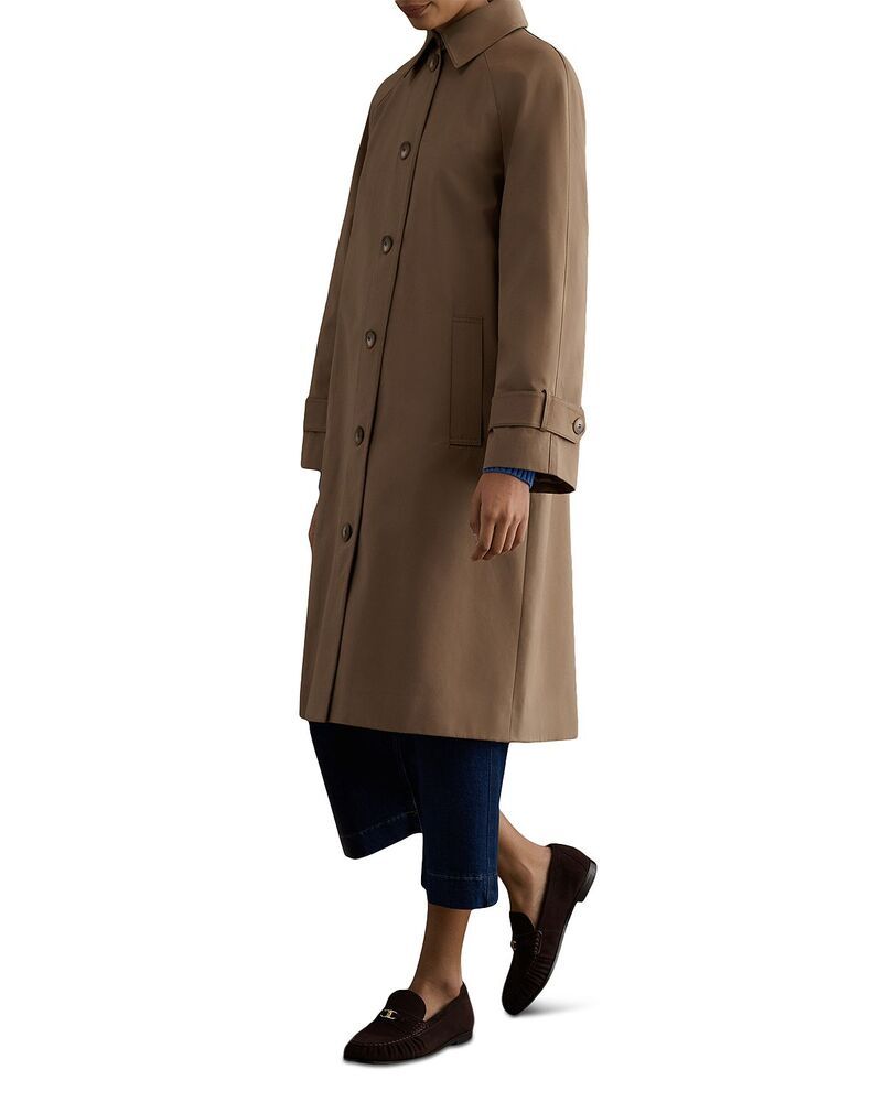 ホッブスロンドン レディース アウター コート HOBBS LONDON Lucy Trench Coat Mink Brown ブラウン
