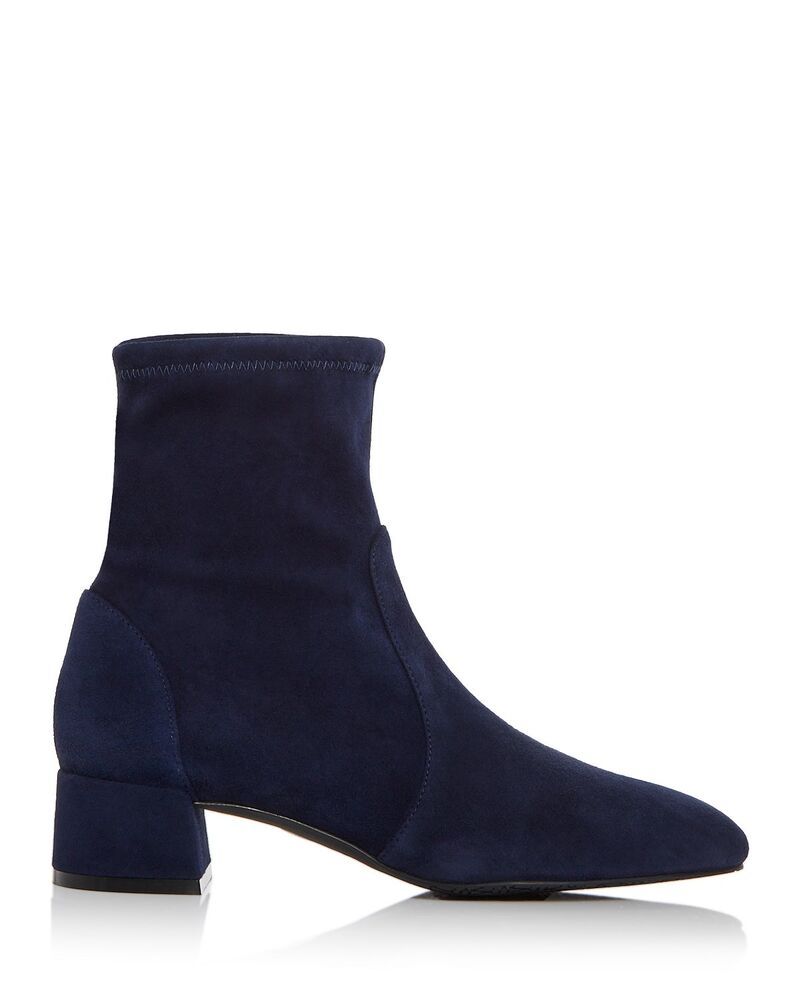 スチュアート ワイツマン レディース シューズ ブーツ・レインブーツ ヒール Stuart Weitzman Womens Maeve Block Heel Booties Nice Blue ブルー