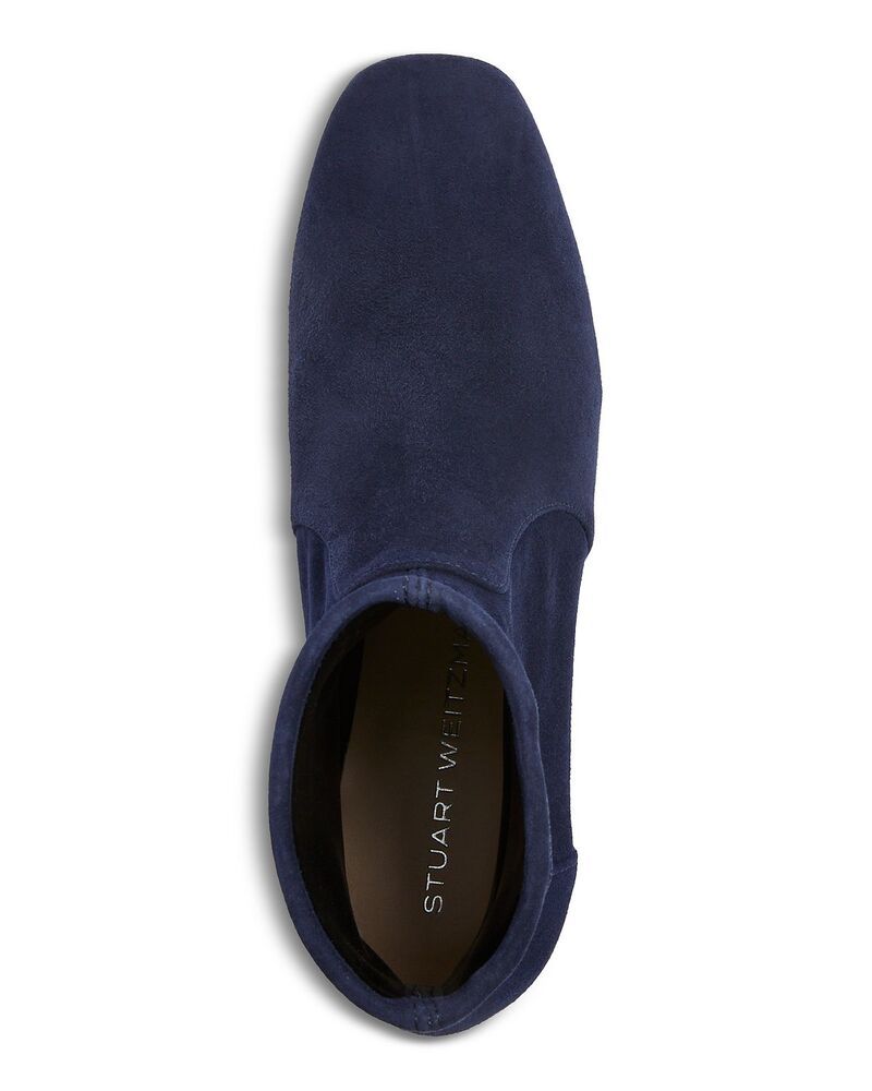 スチュアート ワイツマン レディース シューズ ブーツ・レインブーツ ヒール Stuart Weitzman Womens Maeve Block Heel Booties Nice Blue ブルー