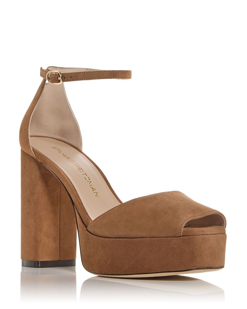スチュアート ワイツマン レディース シューズ サンダル プラットフォーム Stuart Weitzman Womensabrina Platform Sandals Toasted Almond
