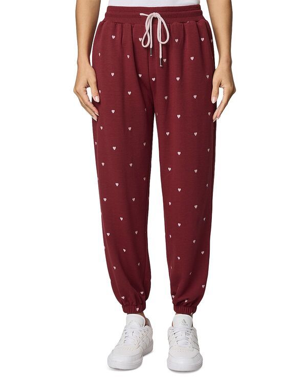 スプレンディット レディース ボトムス カジュアルパンツ 刺繍 Splendid Love Loungembroidered Jogger Pants RoseWhite ホワイト