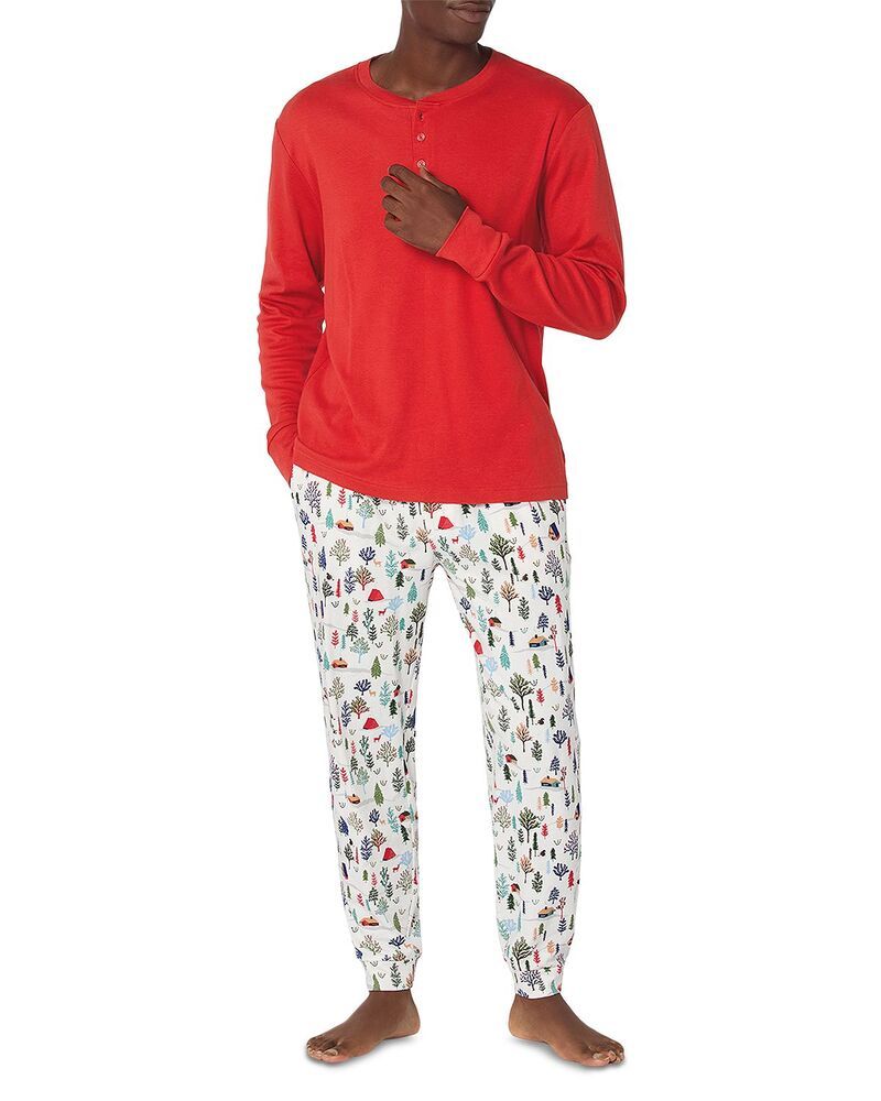 ベッドヘッドパジャマ メンズ アウター パーカー・スウェット BedHead Pajamas Long Sleeve Henley Pajama Set Exclusive North Woods R