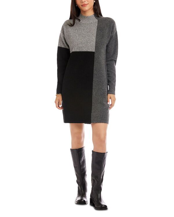 カレンケーン レディース アウター ニット・セーター カラーブロック Karen Kane Colorblocked Sweater Dress Multi マルチカラー