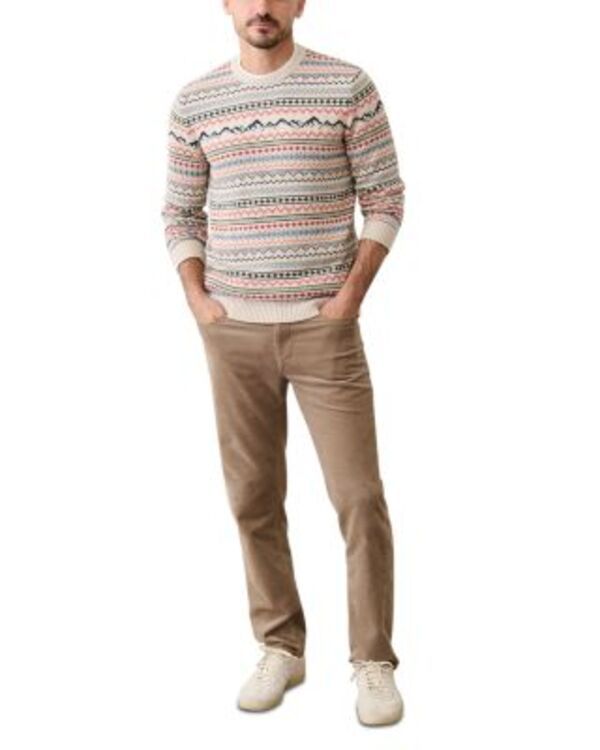 マリーン レイヤー メンズ アウター ニット・セーター クルーネック Marine Layer California Fair Isle Crewneck Sweater Oatmeal オートミール マリーン レイヤー メンズ アウター ニット・セーター クルーネック Marine Layer California Fair Isle Crewneck Sweater Oatmeal オートミール