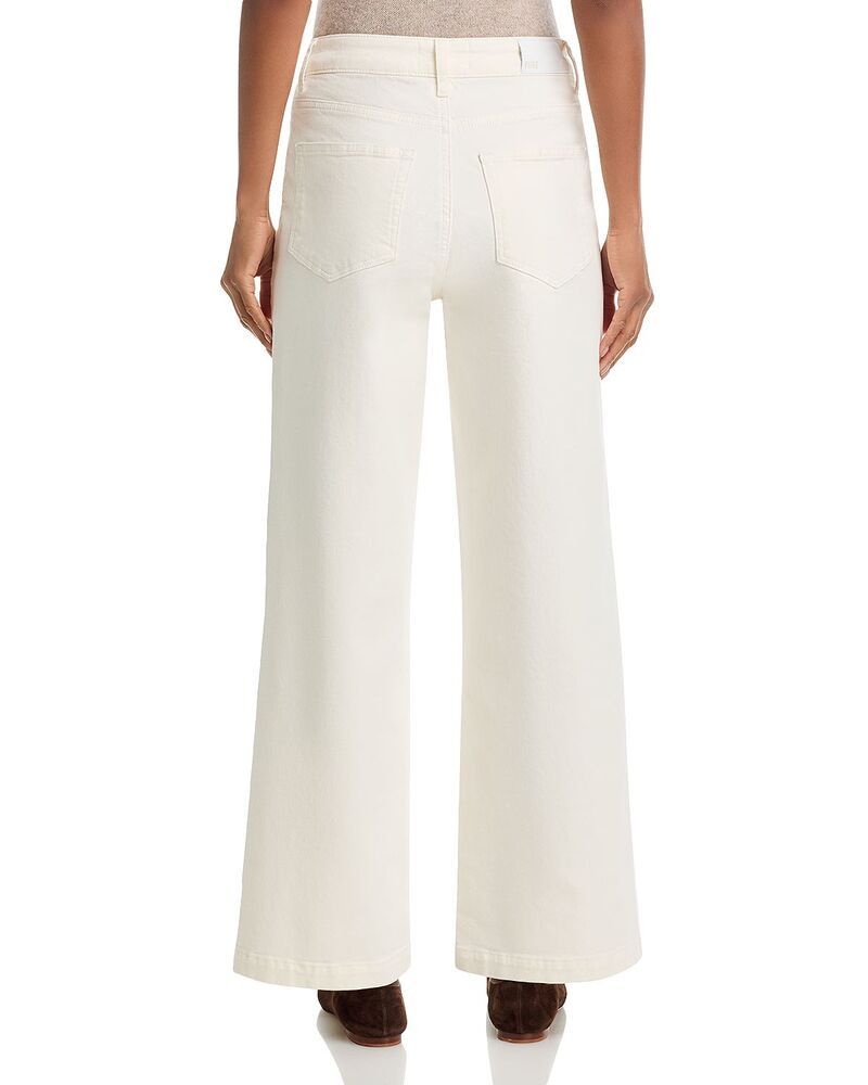 ペイジ レディース ボトムス デニムパンツ ワイドレッグ ジーンズ PAIGE Anessa Rounded Pocket High Rise Wide Leg Jeans in Tonal Ecru