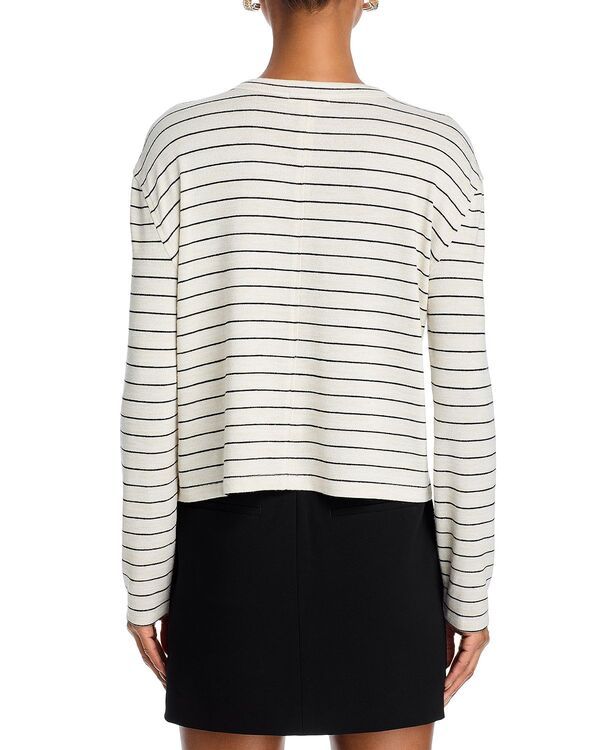 ラグアンドボーン レディース アウター カーディガン セーター ニット rag bone The Knit Stripe Boxy Cardigan Sweater Light Gray Multi