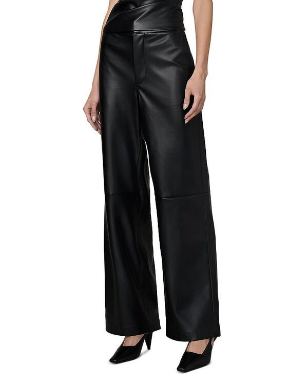 ジョーズジーンズ レディース ボトムス カジュアルパンツ レザー フェイクレザー Joes Jeans The Faux Leather Trouser Black ブラック