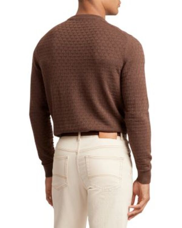 テッドベーカー メンズ アウター ニット・セーター クルーネック Ted Baker Sainsy Crewneck Sweater Brown ブラウン テッドベーカー メンズ アウター ニット・セーター クルーネック Ted Baker Sainsy Crewneck Sweater Brown ブラウン