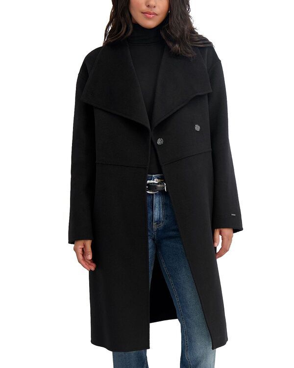 タハリ レディース アウター コート Tahari Cocoat Black ブラック