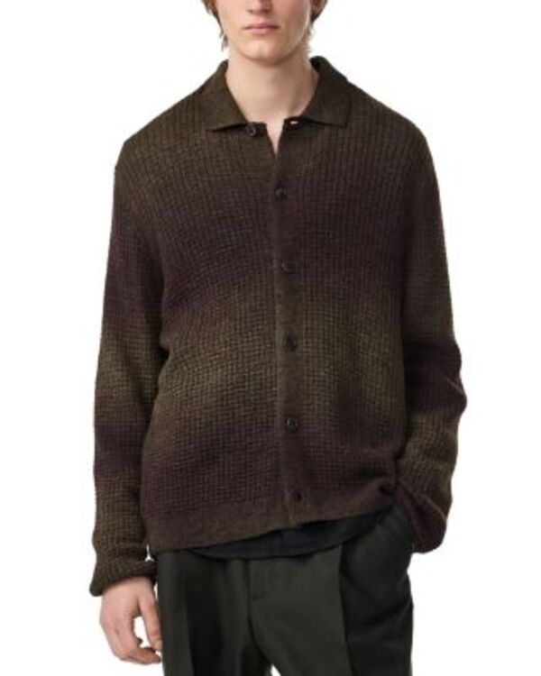 NN07 メンズ アウター カーディガン セーター NN07 Thor Cardigan Sweater Dark Army アーミー