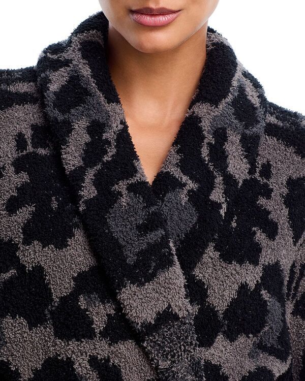 ベアフットドリームス レディース アンダーウェア ナイトウェア BAREFOOT DREAMS CozyChic Exploded Leopard Robe Exclusive Mineral Mu