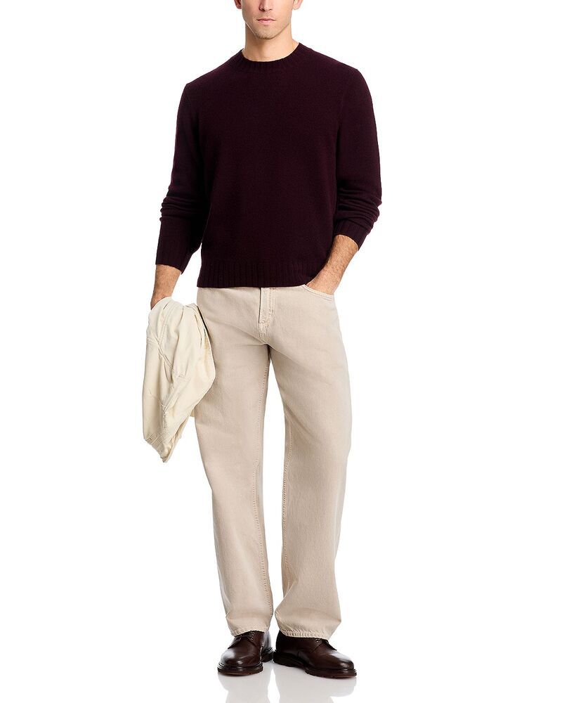 メイドウェル メンズ アウター ニット・セーター クルーネック ウール Madewell Crewneck Sweater in Heritage Merino Wool Deep Wine ワイン