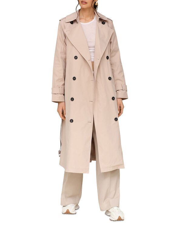アヴェックレフィーユ レディース アウター コート Avec Les Filles Belted City Trench Coatan タン