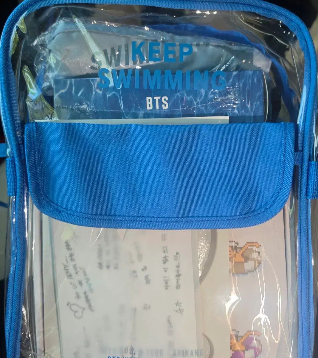 BTS WINGS TOUR グッズ スーツ スペシャル エディション クリア バッグ
