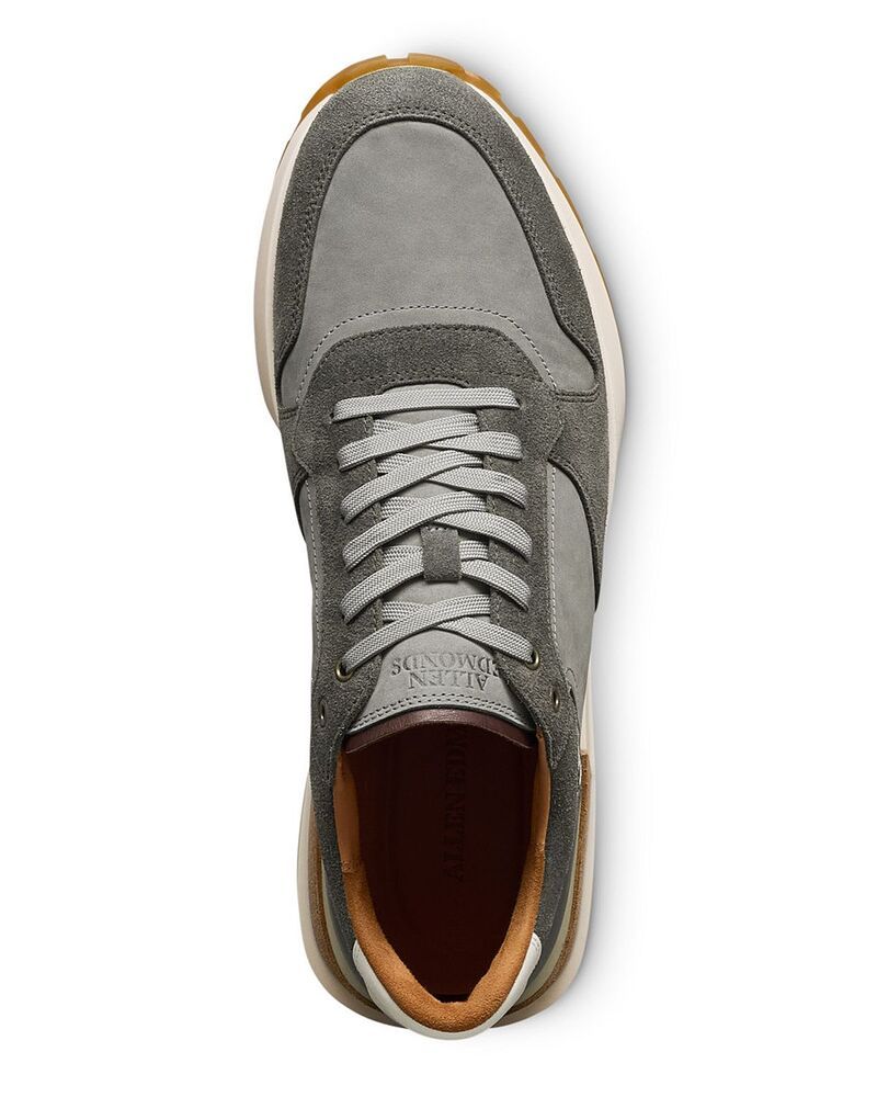 アレン エドモンズ メンズ シューズ スニーカー レザー Allen Edmonds Mens Lionelow Top Leather Sneakers Grey グレー