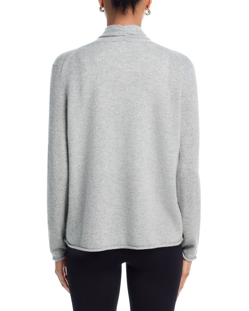 アクア レディース アウター カーディガン セーター AQUA 100 Cashmere Open Cardigan Sweater Exclusive Light Grey グレー アクア レディース アウター カーディガン セーター AQUA 100 Cashmere Open Cardigan Sweater Exclusive Light Grey グレー
