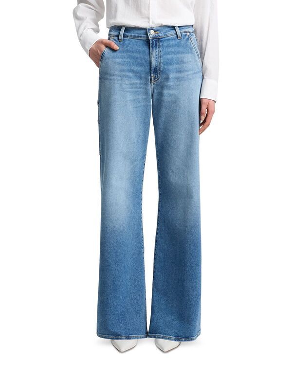 セブンフォーオールマンカインド レディース ボトムス デニムパンツ ワイドレッグ ジーンズ 7 For All Mankind Lotta High Rise Wide Leg Jeans in Fa