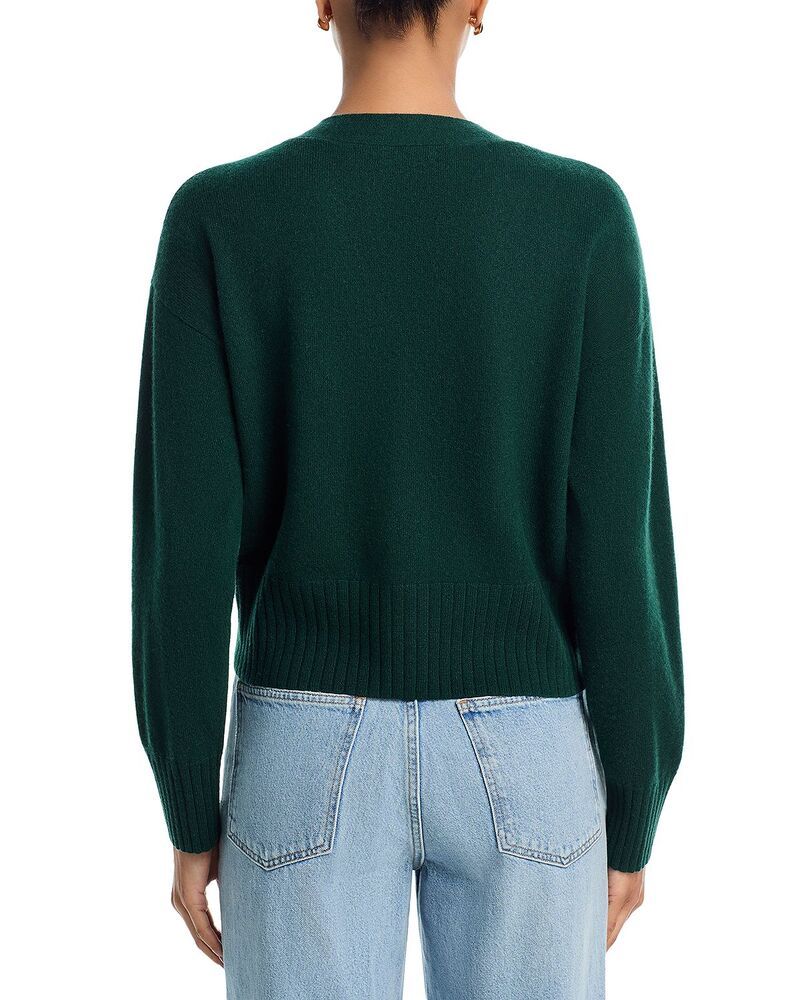 アクア レディース アウター カーディガン Vネック AQUA 100 Cashmere V Neck Cardigan Exclusive Deepine アクア