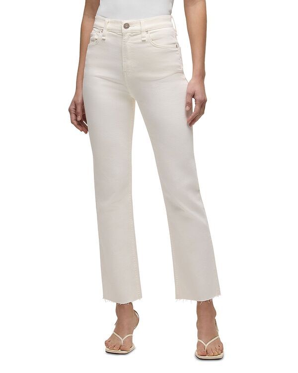 ハドソン レディース ボトムス デニムパンツ アンクル ジーンズ Hudson Remi High Rise Straight Ankle Jeans in Ecru エクリュ