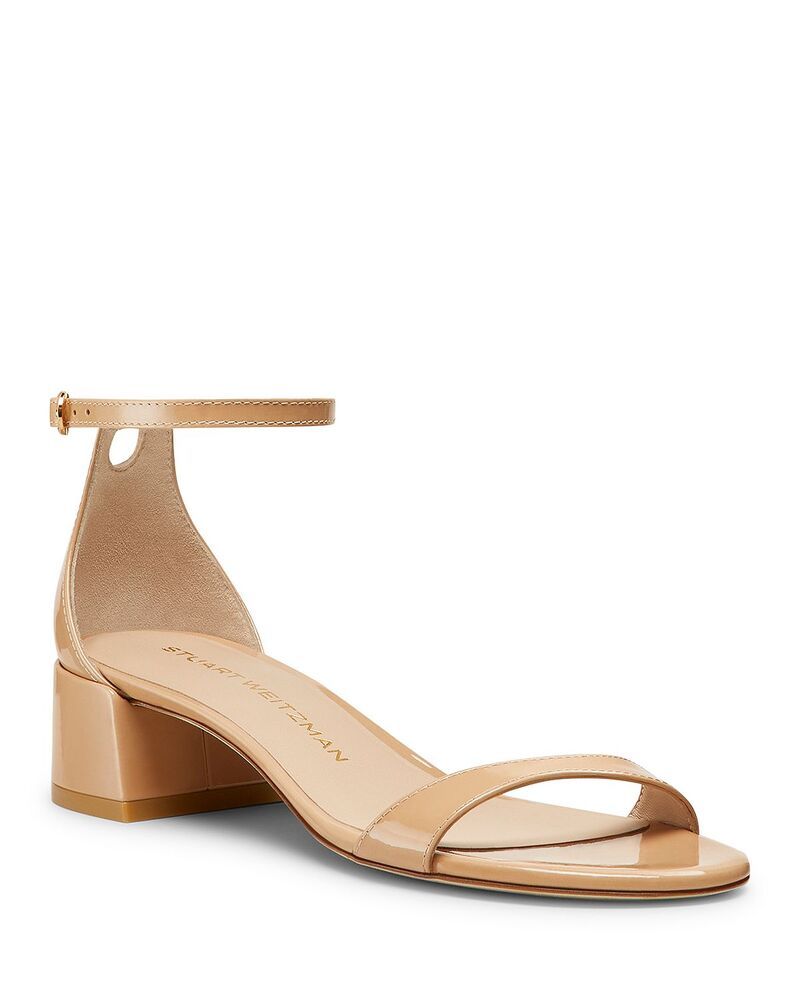 スチュアート ワイツマン レディース シューズ サンダル ヒール Stuart Weitzman Womens Nudist Block Heel Sandals Adobe