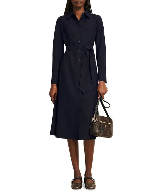 ホッブスロンドン レディース トップス ワンピース HOBBS LONDON Lyla Dress Navy ネイビー