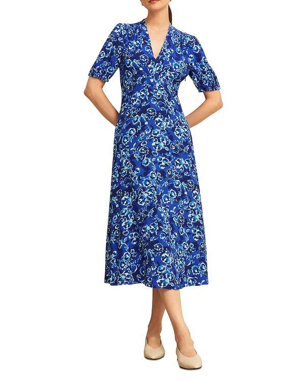 ホッブスロンドン レディース トップス ワンピース HOBBS LONDON Sidonie Dress Blue Multi ブルー
