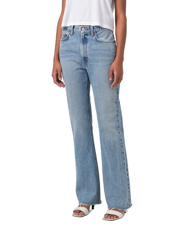 アゴルド レディース ボトムス デニムパンツ ブーツカット ブーツ ジーンズ AGOLDE Leena Mid Rise Baby Bootcut Jeans in Stage