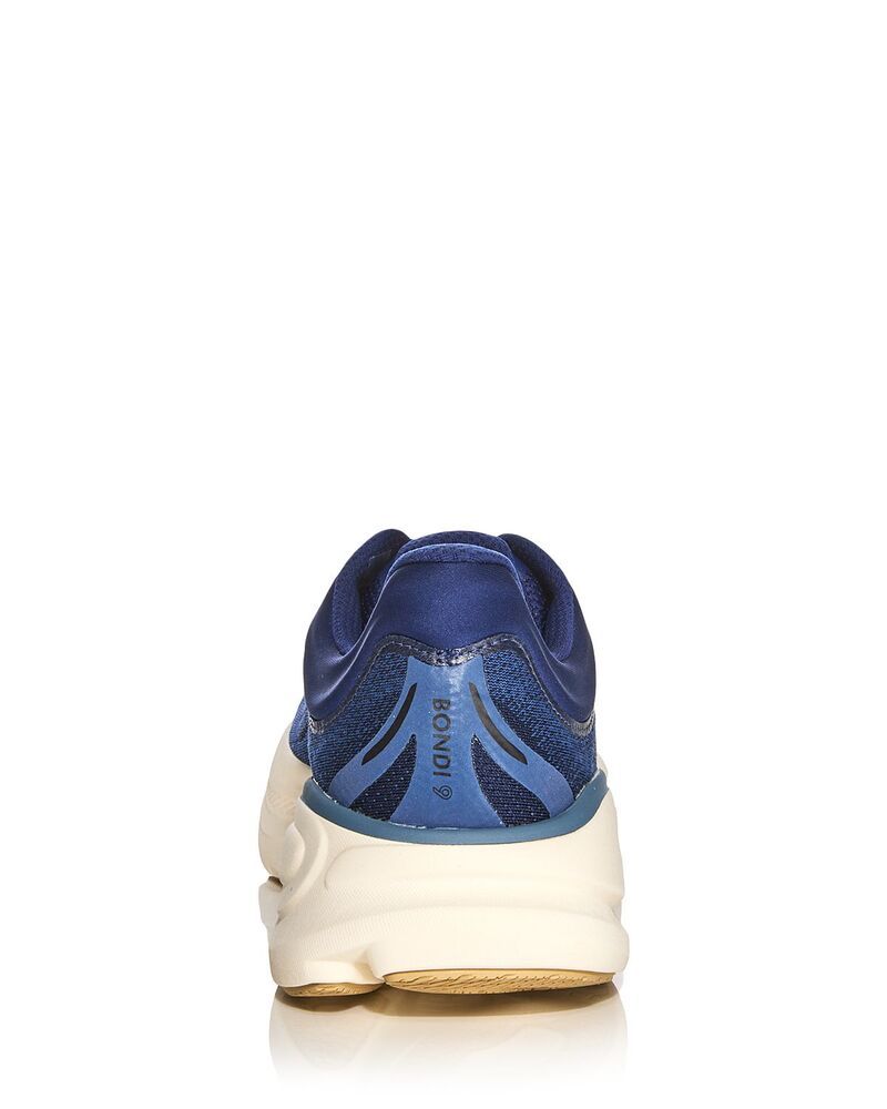 ホカオネオネ メンズ シューズ スニーカー レース HOKA Mens Bondi 9 Lace Up Running Sneakers Blue ブルー