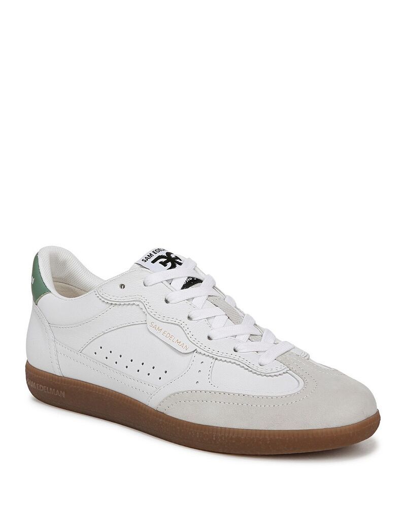 サムエデルマン レディース シューズ スニーカー Sam Edelman Womens Kallen Sneakers Run White Green Garden ホワイト