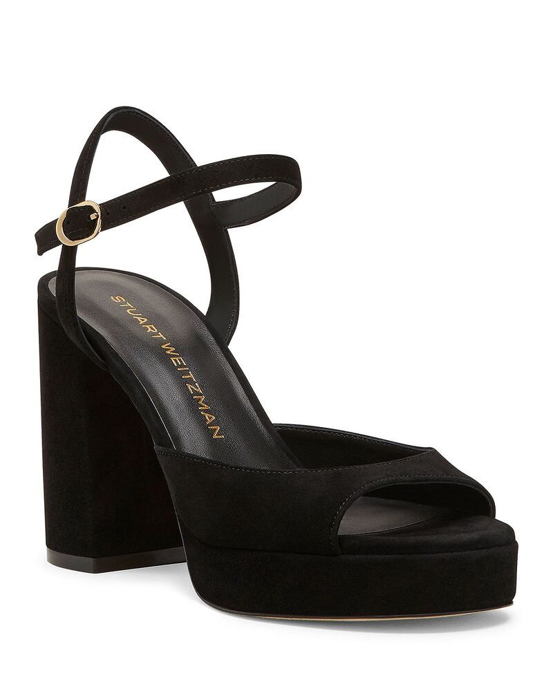 スチュアート ワイツマン レディース シューズ サンダル プラットフォーム Stuart Weitzman Womens Dayna II Platform Sandals Black ブラック