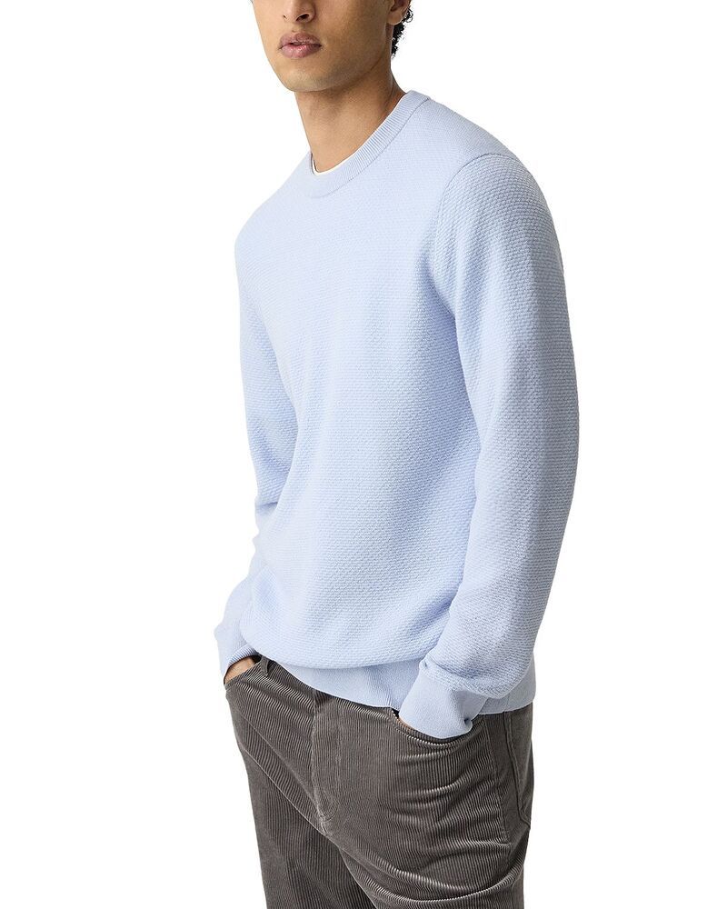 セオリー メンズ アウター ニット・セーター クルーネック Theory Maden Textured Crewneck Sweater Olympic セオリー メンズ アウター ニット・セーター クルーネック Theory Maden Textured Crewneck Sweater Olympic