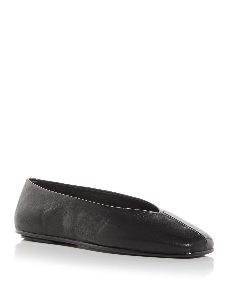 ジェフリー キャンベル レディース シューズ パンプス Jeffrey Campbell Womens Fathom Square Toe Ballet Flats Black ブラック