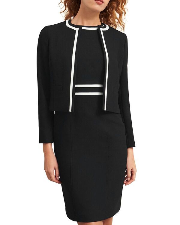 ホッブスロンドン レディース アウター ジャケット・ブルゾン HOBBS LONDONory Jacket Black Ivory アイボリー