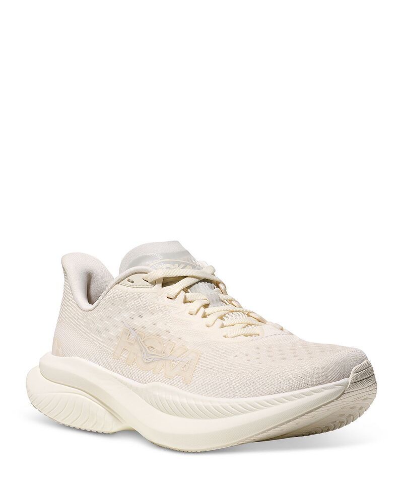 ホカオネオネ レディース シューズ スニーカー HOKA Womens Mach 6 Low Top Sneakers AlabasterCosmic Gray グレー