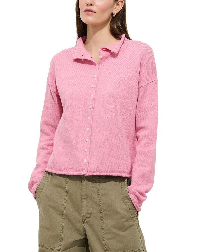 アレックスミル レディース アウター カーディガン Alex Mill Taylorollneck Cardigan Pink Lady ピンク