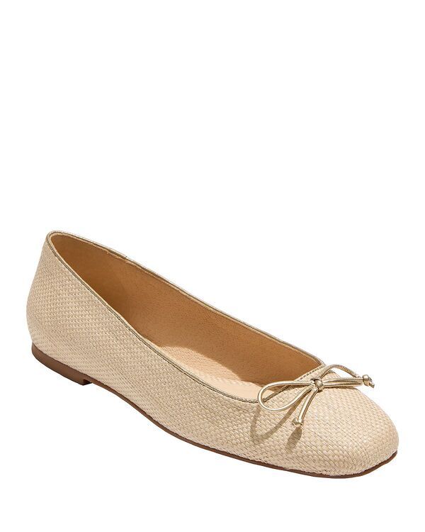 ジャックロジャース レディース シューズ パンプス Jack Rogers Womens Kenlyn Square Toe Ballet Flats Natural