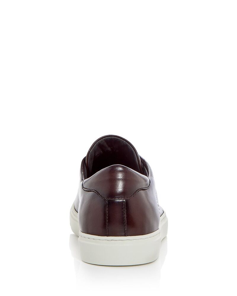 トゥーブート メンズ シューズ スニーカー レザー To Boot New York Mens Bolla Slip On Leather Sneakers Brown ブラウン トゥーブート メンズ シューズ スニーカー レザー To Boot New York Mens Bolla Slip On Leather Sneakers Brown ブラウン