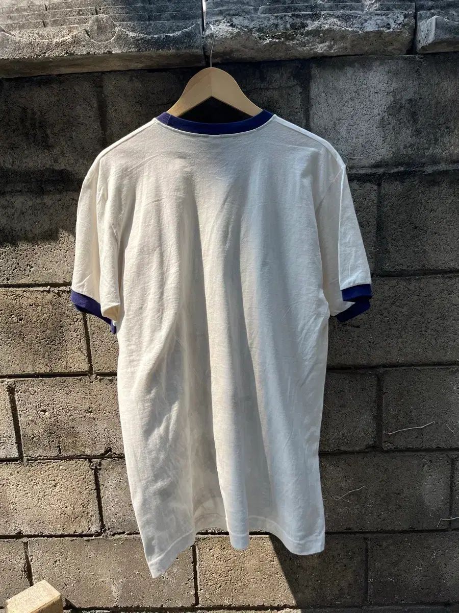 ヴィンテージ tultex 白 リンガー Tシャツ L