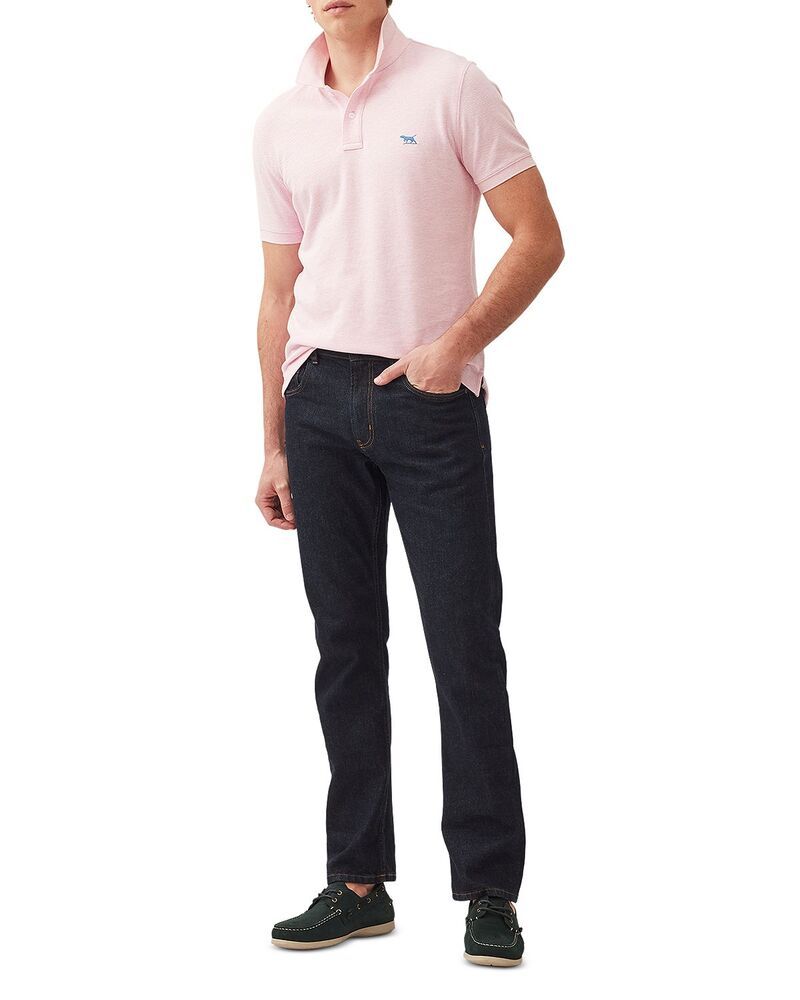 ロッドアンドグン メンズ トップス ポロシャツ スリムフィット Rodd Gunn The Gunn Slim Fit Polo Shirt Rose Water