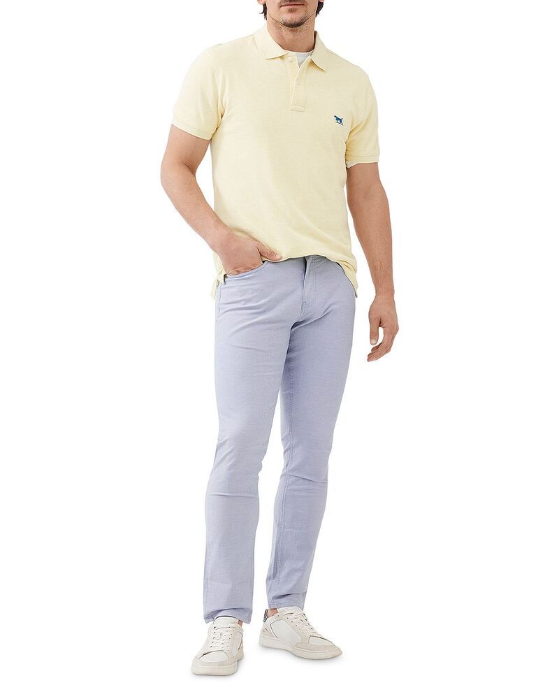 ロッドアンドグン メンズ トップス ポロシャツ スリムフィット Rodd Gunn The Gunn Slim Fit Polo Shirt Lemon Myrt