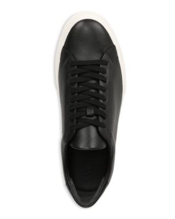ヴィンス メンズ シューズ スニーカー レース Vince Mens Fulton LaceUp Sneakers BlackWhite ホワイト