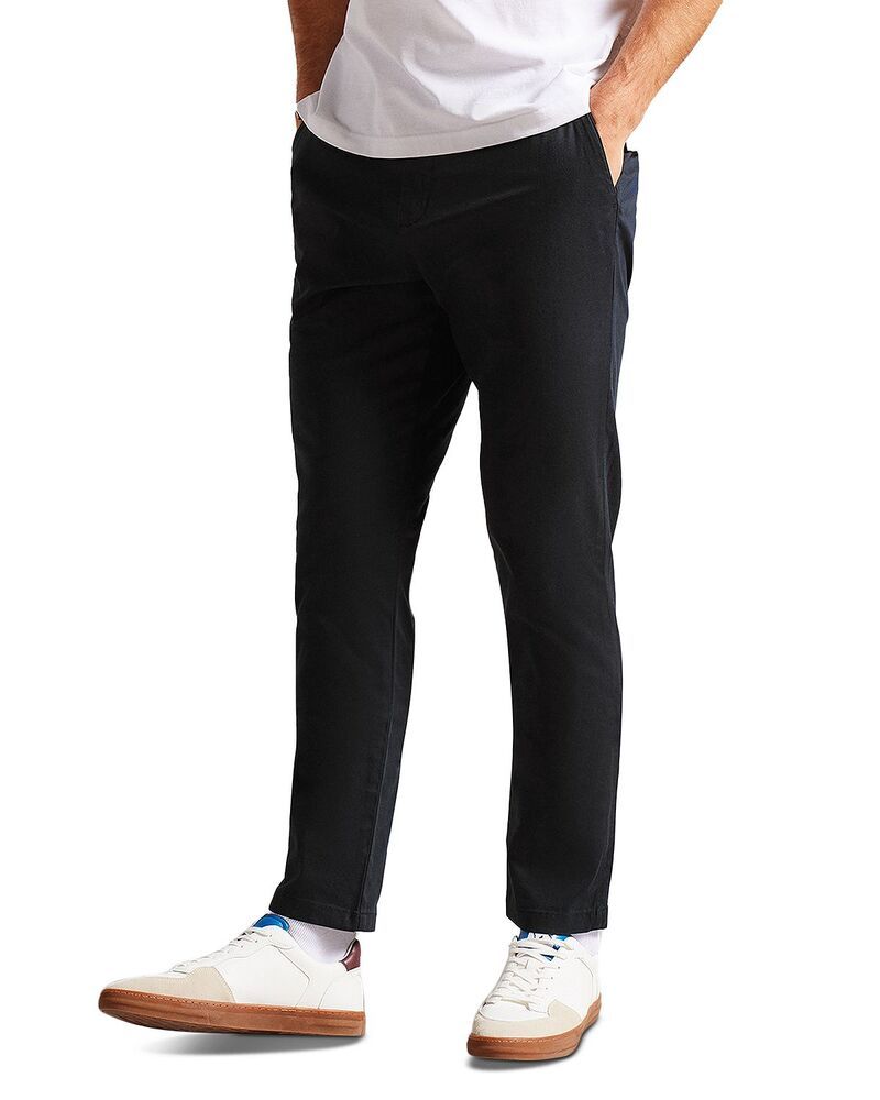 テッドベーカー メンズ ボトムス カジュアルパンツ スリムフィット Ted Baker Haydae Slim Fitextured Chino Pants Navy ネイビー