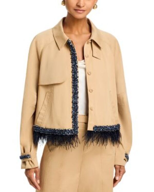 サンク セプト レディース アウター ジャケット・ブルゾン Cinq Sept Carmila Jacket Khakinavy ネイビー
