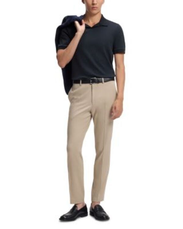 ボス メンズ トップス ポロシャツ BOSS L Parson Polo Shirt Open Beige ベージュ